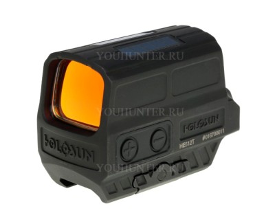 Коллиматорный прицел HOLOSUN EnclosedELITE титан корпус красная точка (HE512T-RD)