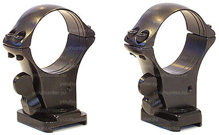 Быстросъемные кольца MAKuick 26мм на раздельных основаниях на Browning Bar II (5252-26003)