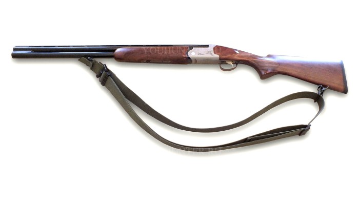 Трехточечный ремень ЗУБР-Стандарт для охотничьего ружья (Чёрный)