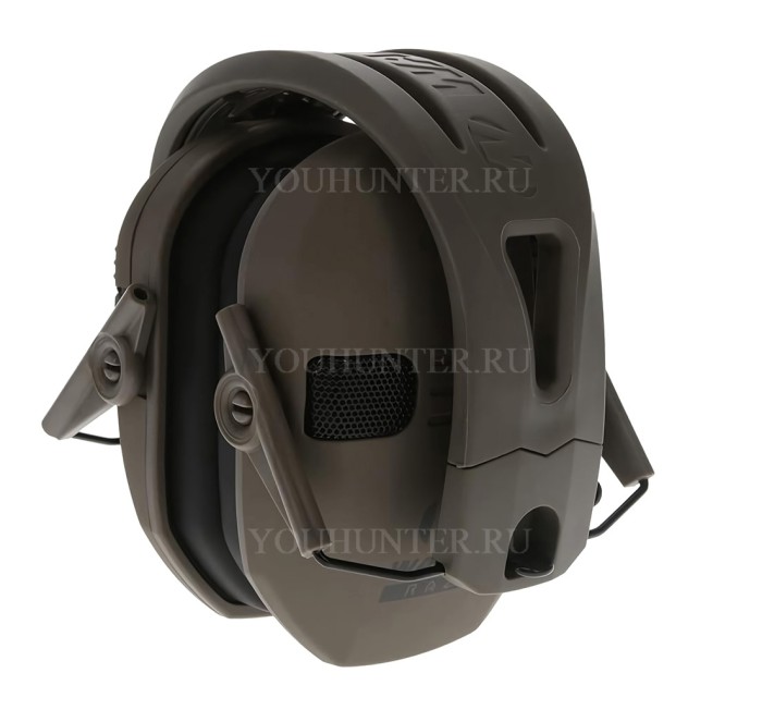 Наушники активные Walkers Razor Slim Tacti-Grip NRR 23dB оголовье силиконовое FDE