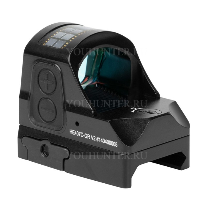 Коллиматорный прицел Holosun OpenELITE micro зелёная марка (HE407C-GR)