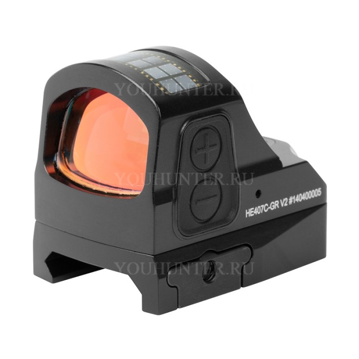 Коллиматорный прицел Holosun OpenELITE micro зелёная марка (HE407C-GR)