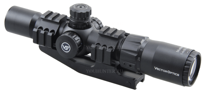 Оптический прицел Vector Optics 30мм SFP Mustang 1-4x30 (SCOC-29)