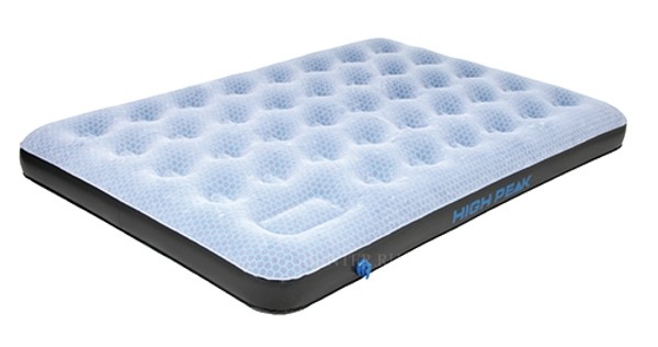 HIGH PEAK Матраc надувной Air bed Double Comfort Plus Air bed Double Comfort Plus сероголубой/черный