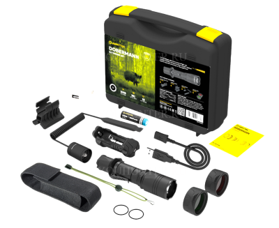 Подствольный фонарь ARMYTEK Dobermann Extended Set полный набор (F02005C)