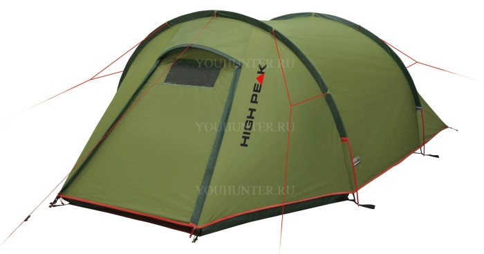 HIGH PEAK Палатка Kite 2 LW Kite 2 LW pesto/red 330x140x90