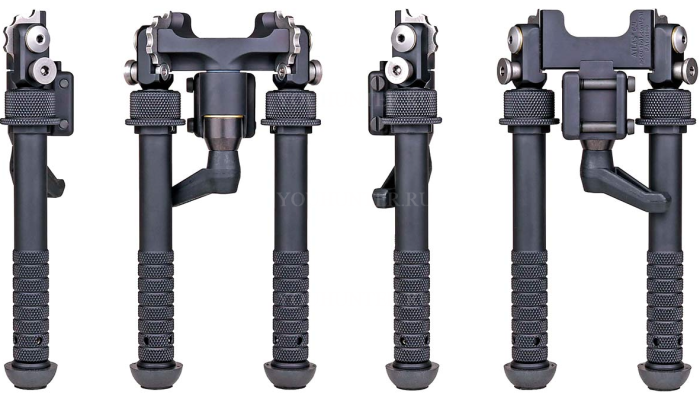 Сошки Atlas BT65 G2 на Picatinny крепление 2 винтами Pod-Loc высота 4.9 - 9.2"