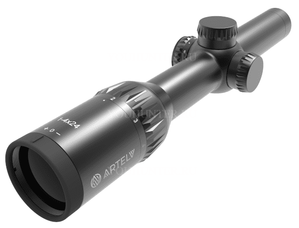 Оптический прицел ARTELV CRS 1-4x24 SFP, 30mm, с подсветкой
