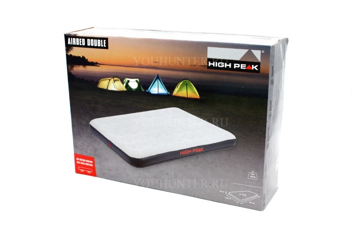 HIGH PEAK Матрас надувной Air bed Double Air bed Double светло-серый/темно-серый