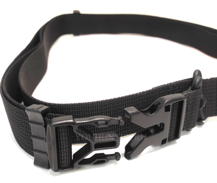 Трехточечный ремень ЗУБР-Блиц для охотничьего ружья (Чёрный)