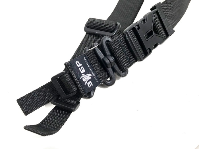 Трехточечный ремень ЗУБР-Блиц для охотничьего ружья (Чёрный)