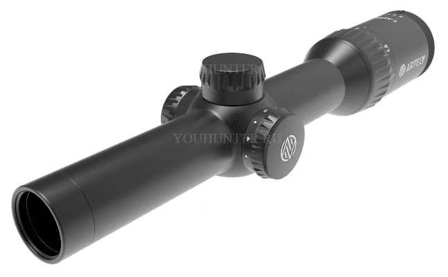 Оптический прицел ARTELV CRS 1-4x24 SFP, 30mm, с подсветкой Fiber