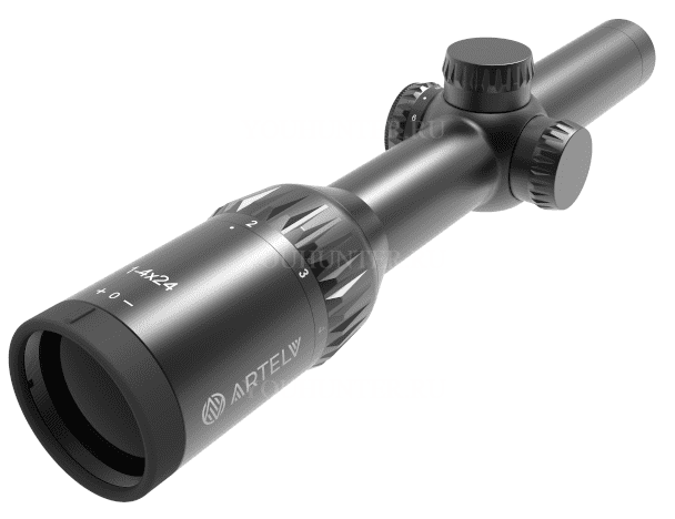 Оптический прицел ARTELV CRS 1-4x24 SFP, 30mm, с подсветкой Fiber