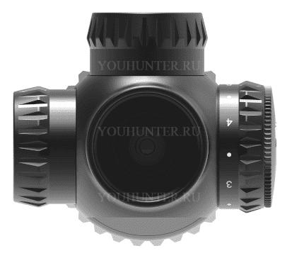 Оптический прицел ARTELV CRS 1-4x24 SFP, 30mm, с подсветкой Fiber