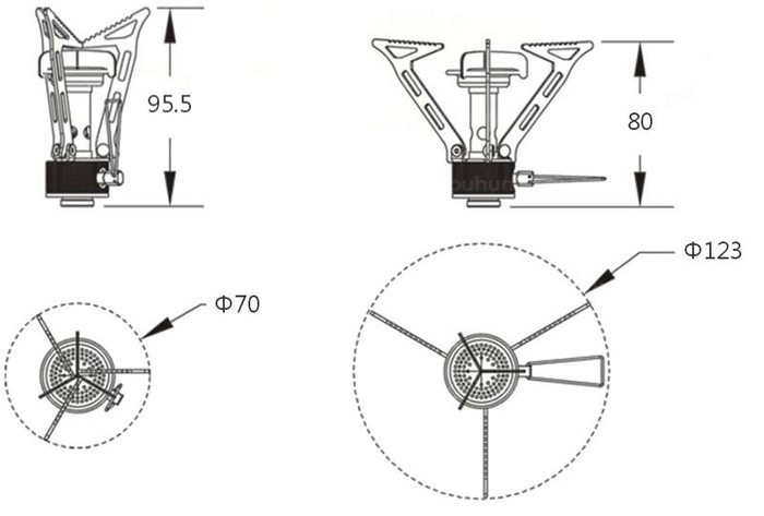 Газовая горелка FIRE-MAPLE FMS-103