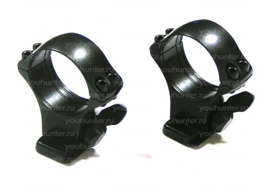 Быстросъемные кольца MAKuick 26мм на раздельных основаниях на Steyr Mannlicher Classic