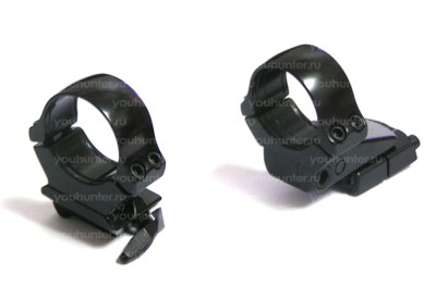 Быстросъёмные кольца Apel 26мм на CZ-550 standart средние (504-00047)