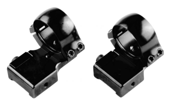 Кронштейн Rusan раздельный 16,5мм (CZ527) на 26мм H14 055-16,5-26-14-V