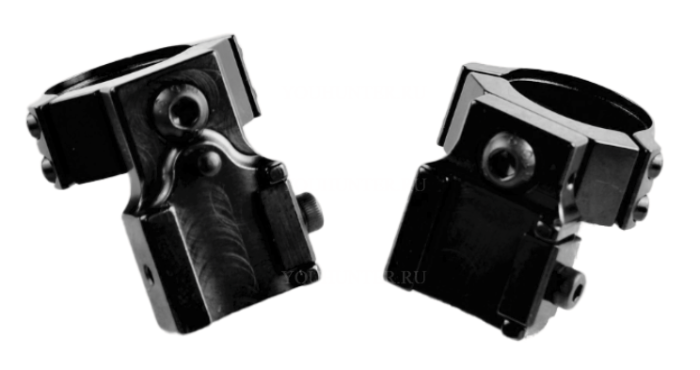 Кронштейн Rusan раздельный 16,5мм (CZ527) на 26мм H14 055-16,5-26-14-V