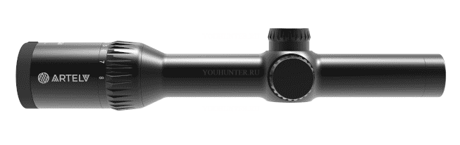 Оптический прицел ARTELV CRS 1-8x24 SFP 30mm с подсветкой