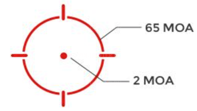 Коллиматор Holosun TubeELITE титан (HE530C-RD)
