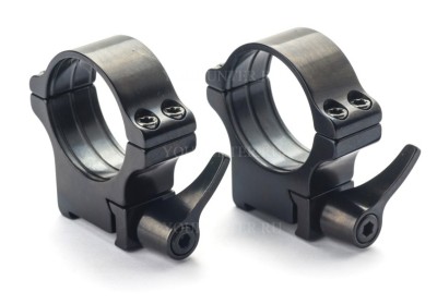 Кольца Rusan быстросъемные 30мм на Weaver 8мм рычажные (050-30-8-R)