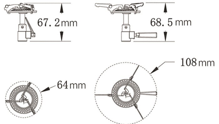 Газовая горелка FIRE-MAPLE HEAT CORE FMS-116T