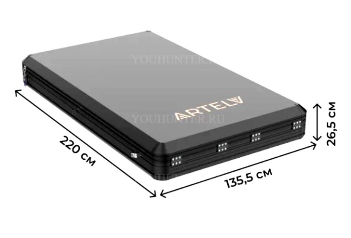 Палатка на крышу автомобиля ARTELV ROOF TENT P+ (трансформер)