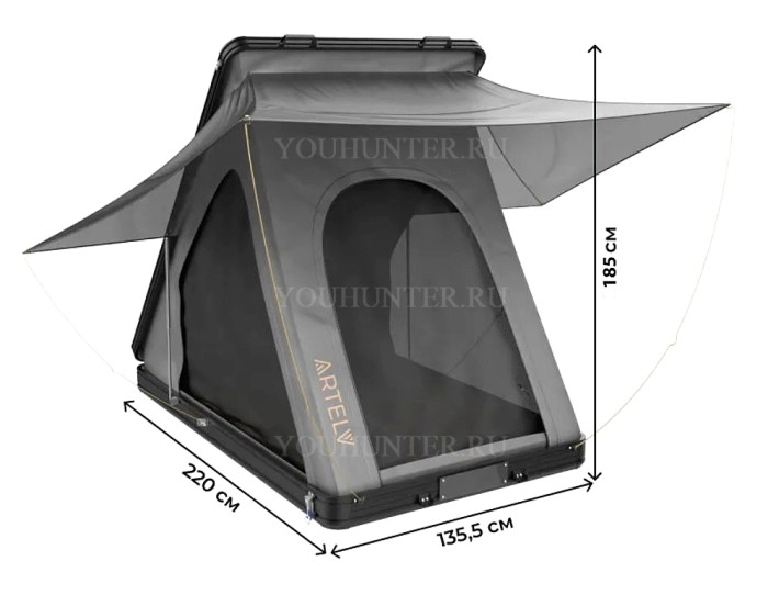 Палатка на крышу автомобиля ARTELV ROOF TENT P+ (трансформер)