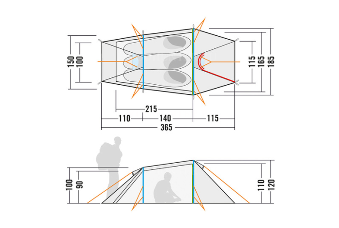 TATONKA Палатка NARVIK 3 NARVIK 3 light olive