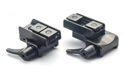 Крепление Rusan быстросъемное из 2-х частей 19мм  (CZ 550) на шину Swarovski рычажные 055-19-SR-R