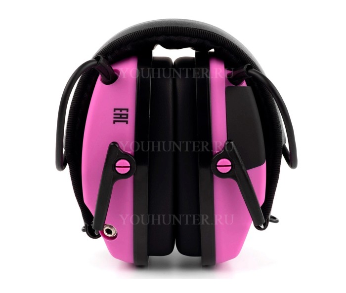 Наушники активные ShotTime 32 NRR 23dB экокожа Pink