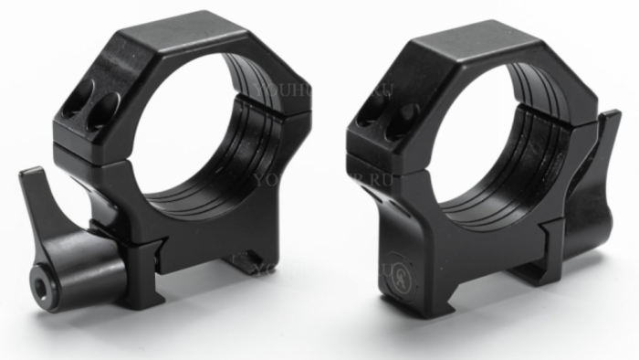 Кольца Contessa 30мм на Picatinny быстросъемные 12мм сталь (SPP02/B/SR)
