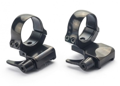 Кольца Rusan 30мм быстросъемные на Tikka T3 H14 рычажные 055-T3-30-14-R