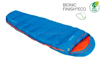 Мешок спальный HIGH PEAK Comox lightblue-orange