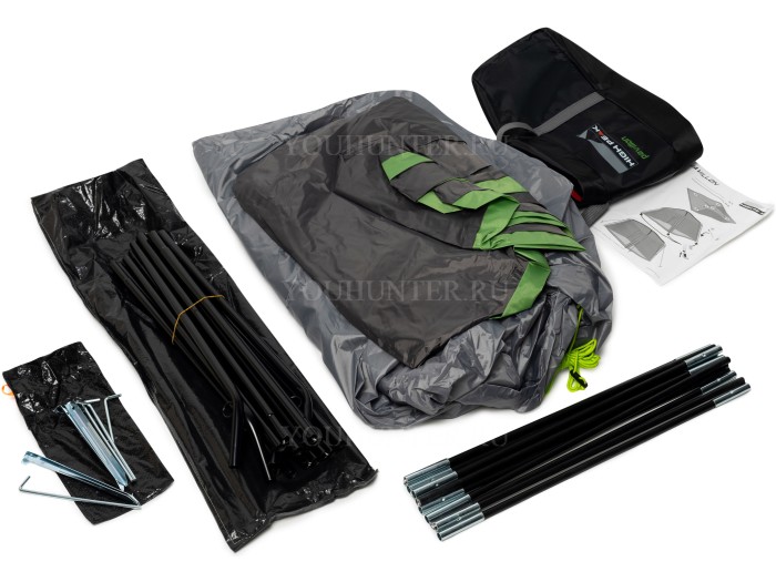 HIGH PEAK Палатка PAVILLON PAVILLON grey-lime 300x300x220