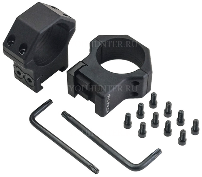 Кольца Contessa 30мм на Picatinny 19мм (LPR02/C)