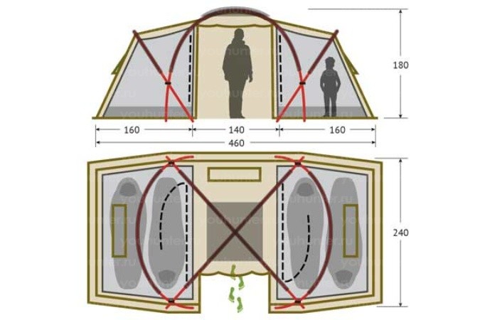 Палатка ALEXIKA INDIANA 4