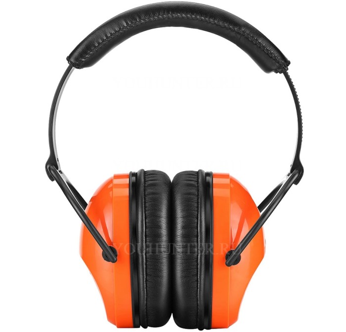 Наушники противошумные ShotTime 15 NRR 22dB экокожа+полиуретан оранжевые