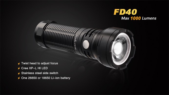Фонарь Fenix FD40 (с фокусировкой)