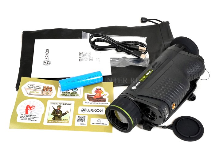 Тепловизионный монокуляр ARKON Fors HF35 (640x480, 35мм, дальномер)