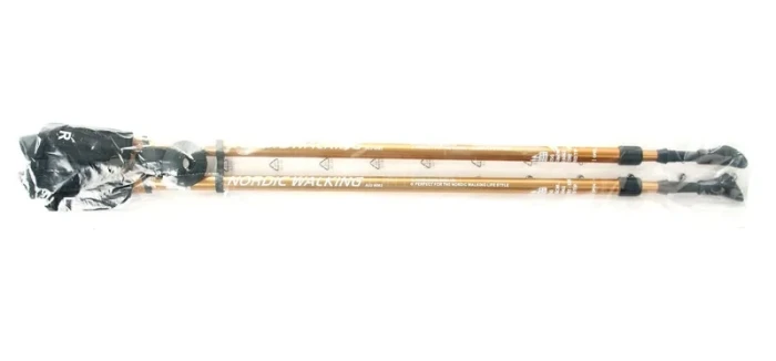 KAISER SPORT Телескопические палки для скандинавской ходьбы KAISER SPORT NORDIC WALKING GOLD SL-2B-2-135 NORDIC WALKING GOLD GOLD