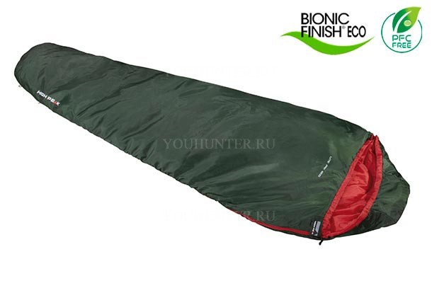 HIGH PEAK Мешок спальный Lite Pak 1200 Lite Pak 1200 green-red