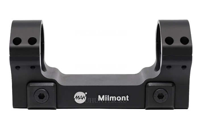 Моноблочный кронштейн MAK-Milmont, кольца 34 мм, высота 17 мм, наклон 20 MOA (57620-3400)