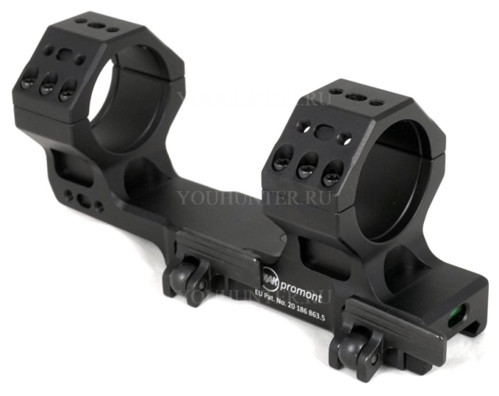 Быстросъемный кронштейн MAKpromont на Picatinny кольца 34мм BH=23 наклон 20MOA (53522-34218)