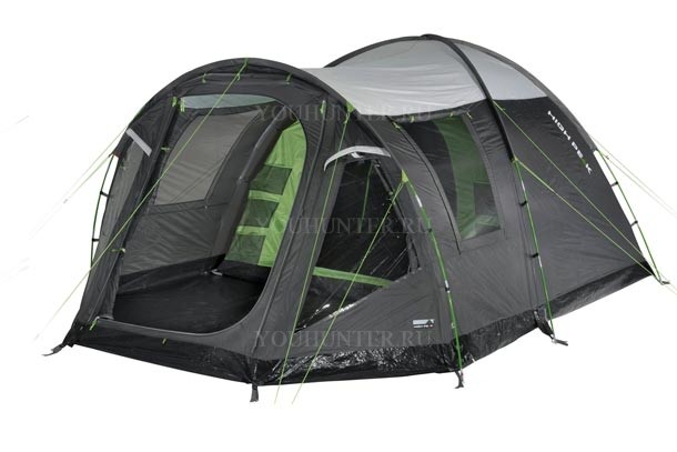 HIGH PEAK Палатка Santiago 5 Santiago 5 lightgrey-darkgrey-green