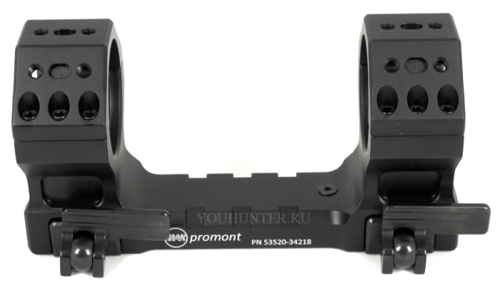 Быстросъемный кронштейн MAKpromont на Picatinny кольцп 34 мм BH=21 наклон 20MOA (53520-34218)