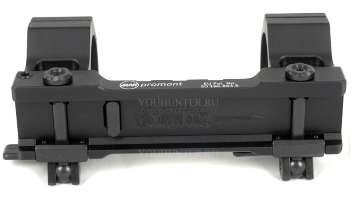 Быстросъемный кронштейн MAKpromont на Picatinny кольцп 34 мм BH=21 наклон 20MOA (53520-34218)