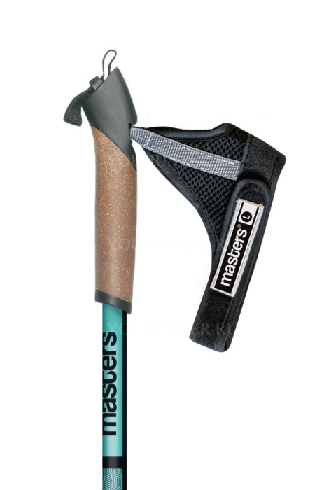 Телескопические палки MASTERS для скандинавской ходьбы TRAINING AluTech 7075, 16-14, 212 гр. Steel