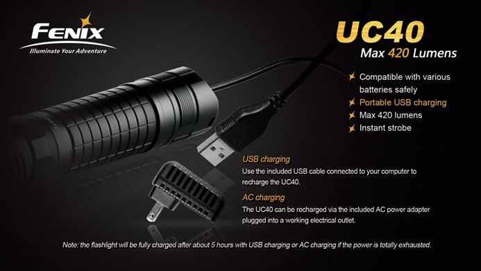 Фонарь Fenix UC40 Ultimate Edition